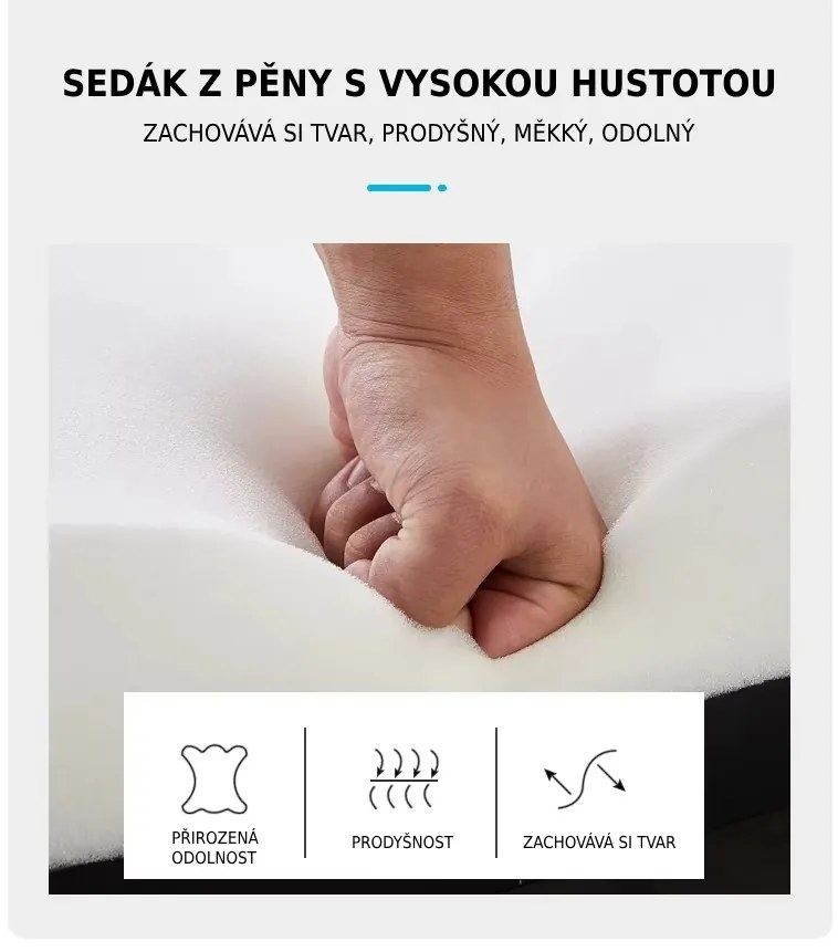 Kancelárska ergonomická stolička Neoseat NOVELO — sieť / látka, čierna, nosnosť 150 kg