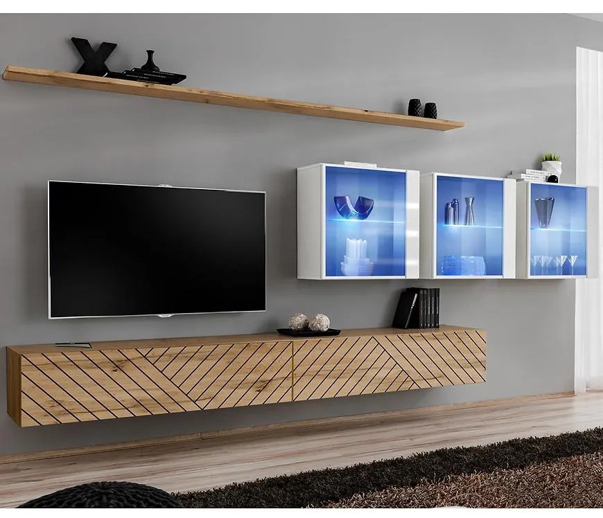 Obývacia Stena Switch XVII Line Wotan/Biela