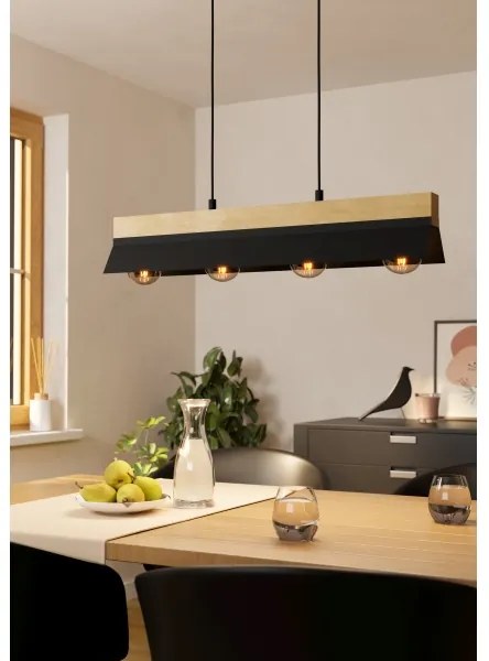 Eglo 900444 - Luster na lanku TARRAFO 4xE27/40W/230V