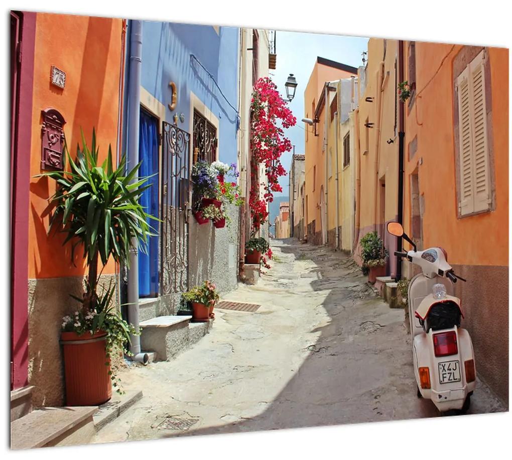 Obraz ulice na Sardínii (70x50 cm)
