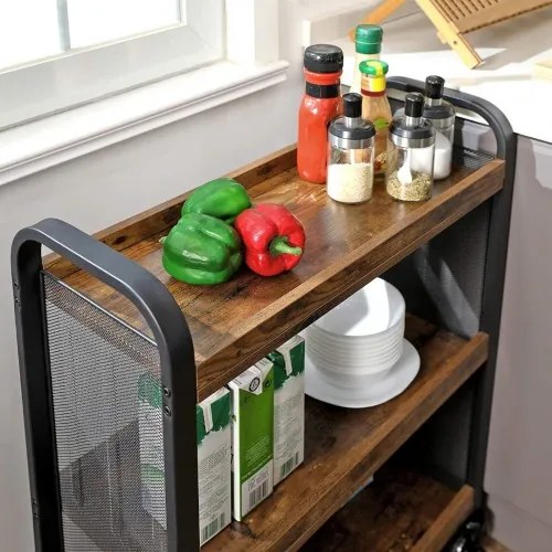 Kuchynský servírovací vozík VASAGLE LRC66BX