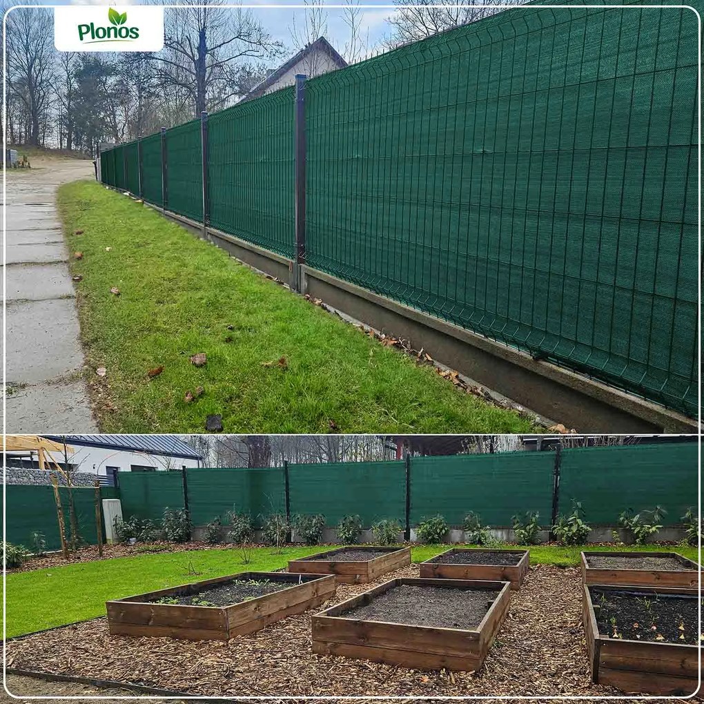 Tieniaca sieť 1,5x25m 140g/m2 + 50 svoriek PLONOS 454211 - zelená