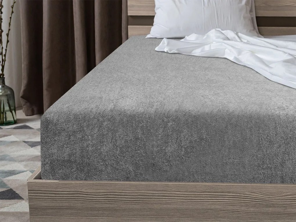 Froté plachta EXCLUSIVE sivá 180 x 200 cm