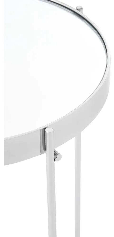 Okrúhly odkladací stolík so sklenenou doskou ø 33 cm Allure – Premier Housewares