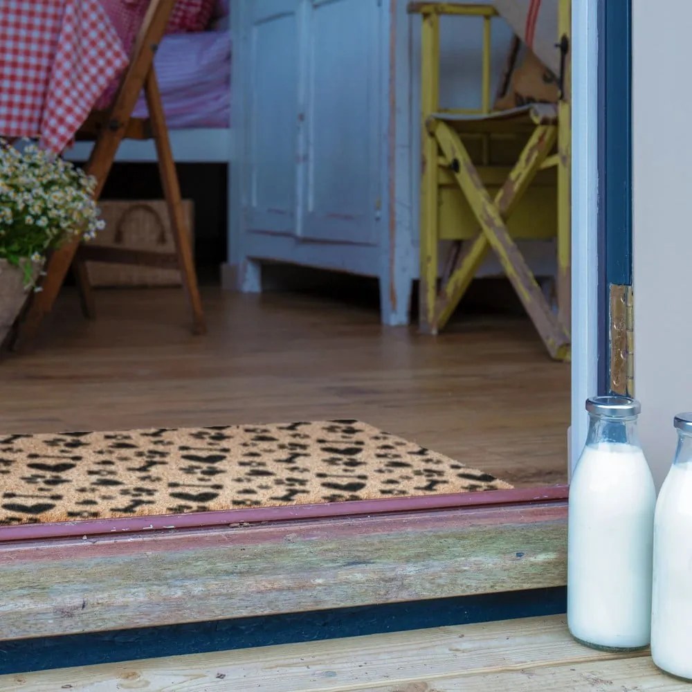 Rohožka z kokosového vlákna 60x90 cm Paws and Bones – Artsy Doormats