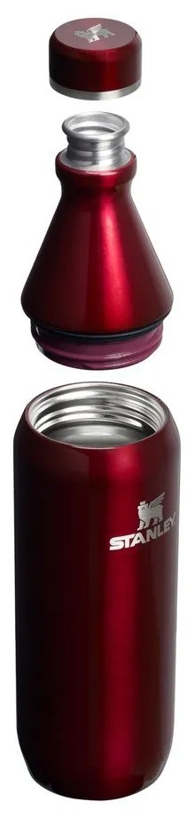 Vínovočervená termofľaša z nehrdzavejúcej ocele 600 ml All Day Slim Bottle Garnet Shine – Stanley