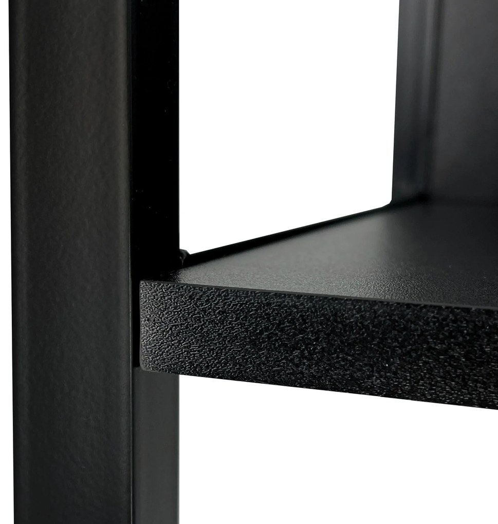 Regál PRAMONI 60x192 cm čierny