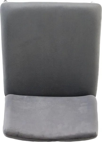 Jedálenská stolička Mette, stredne šedá látka