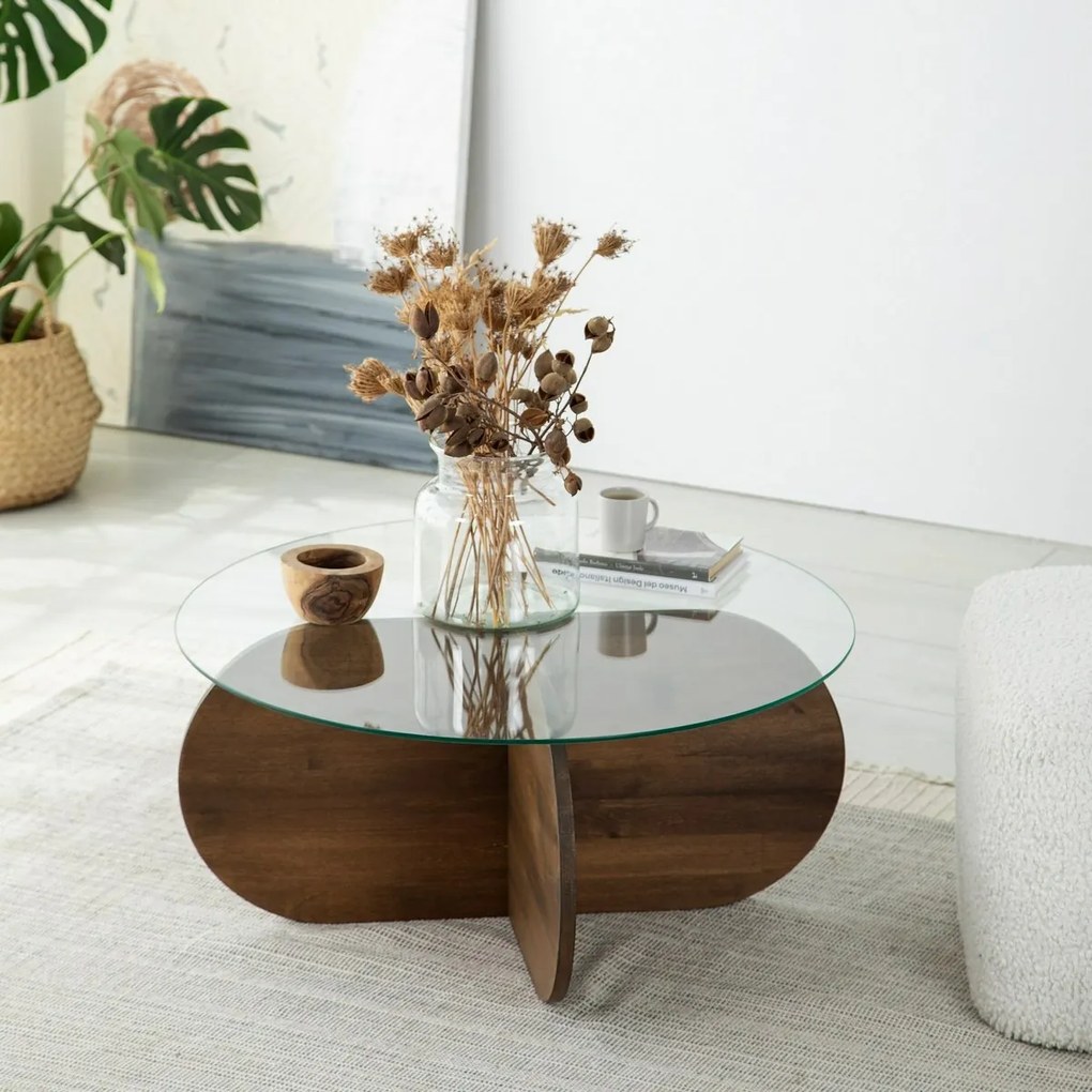 Konferenčný stolík Bubble Walnut