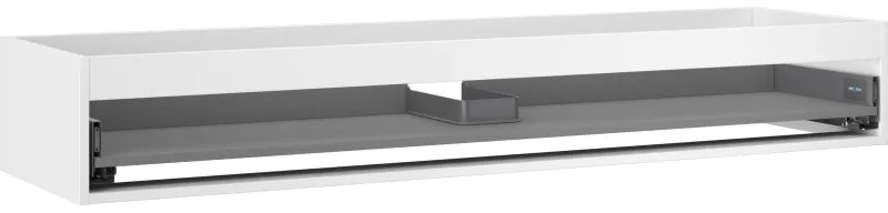 Mexen Box-A, závesná skrinka 160 cm, 1 zásuvka, biela matná, 91AX0-1600-235-1-01