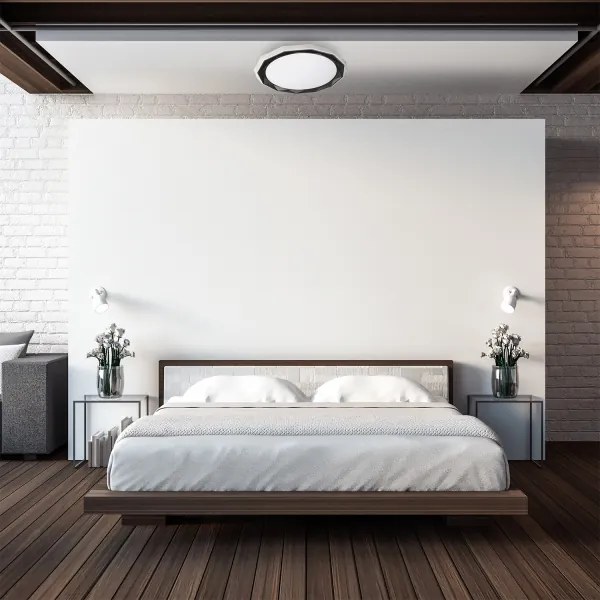 LED Stmievateľné stropné svietidlo OSCAR LED/45W/230V 3000-6000K čierna + DO