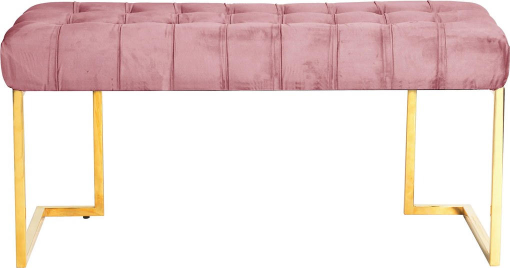 XXXLutz DLHÁ TABURETKA, kov, textil, 47/48/100 cm MID.YOU - Online Only drobný nábytok - 005937044101
