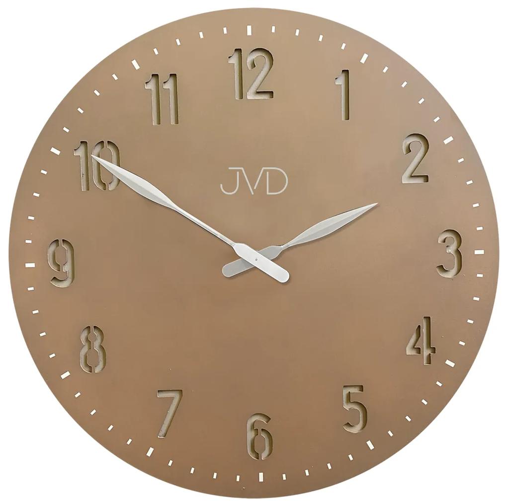dizajnové nástenné hodiny JVD HC39.2 hnedé