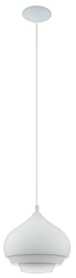 Eglo 96883 - Luster na lanku CAMBORNE 1xE27/60W/230V biela