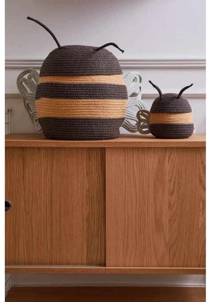 Látkový detský kôš na hračky ø 30x32 cm Mama Bee – Lorena Canals
