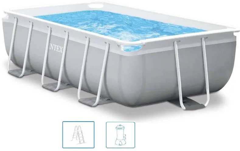 INTEX Prism Frame Rectangular Pools Bazén 300 x175 x 80 cm s filtráciou 26784GN
