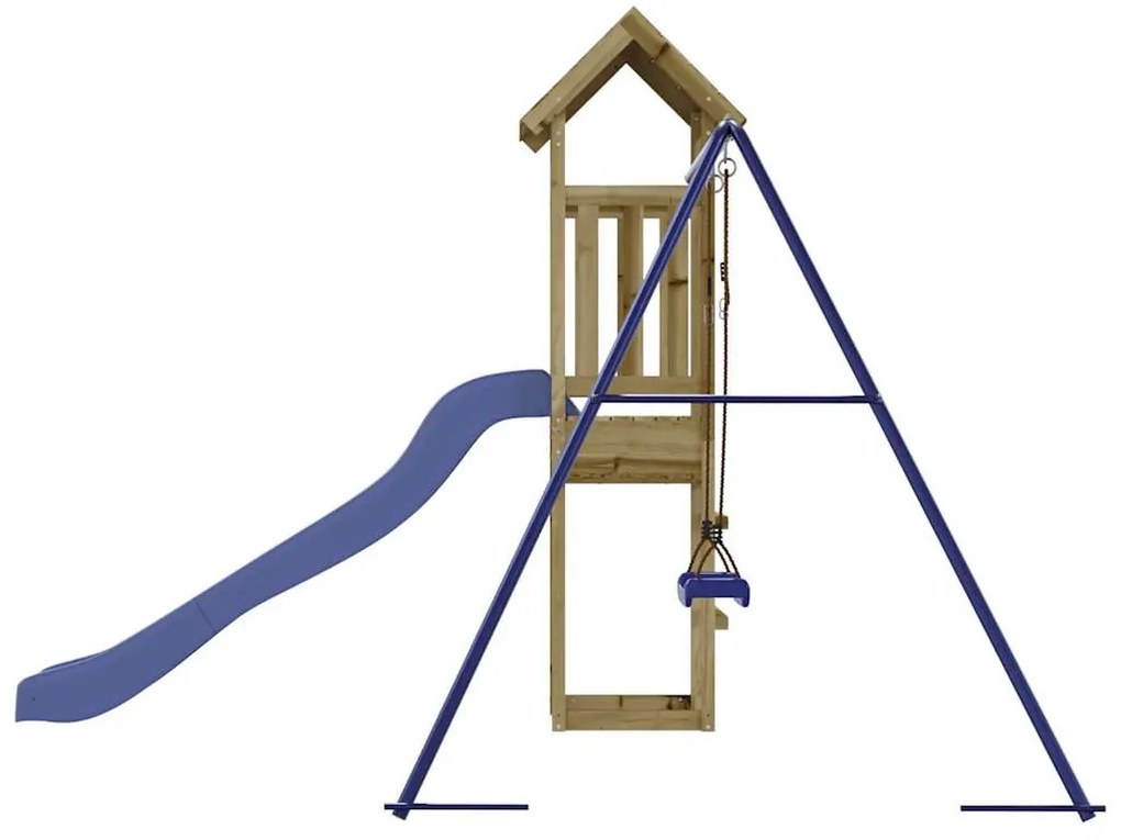 Vonkajšia súprava na hranie impregnovaná borovica