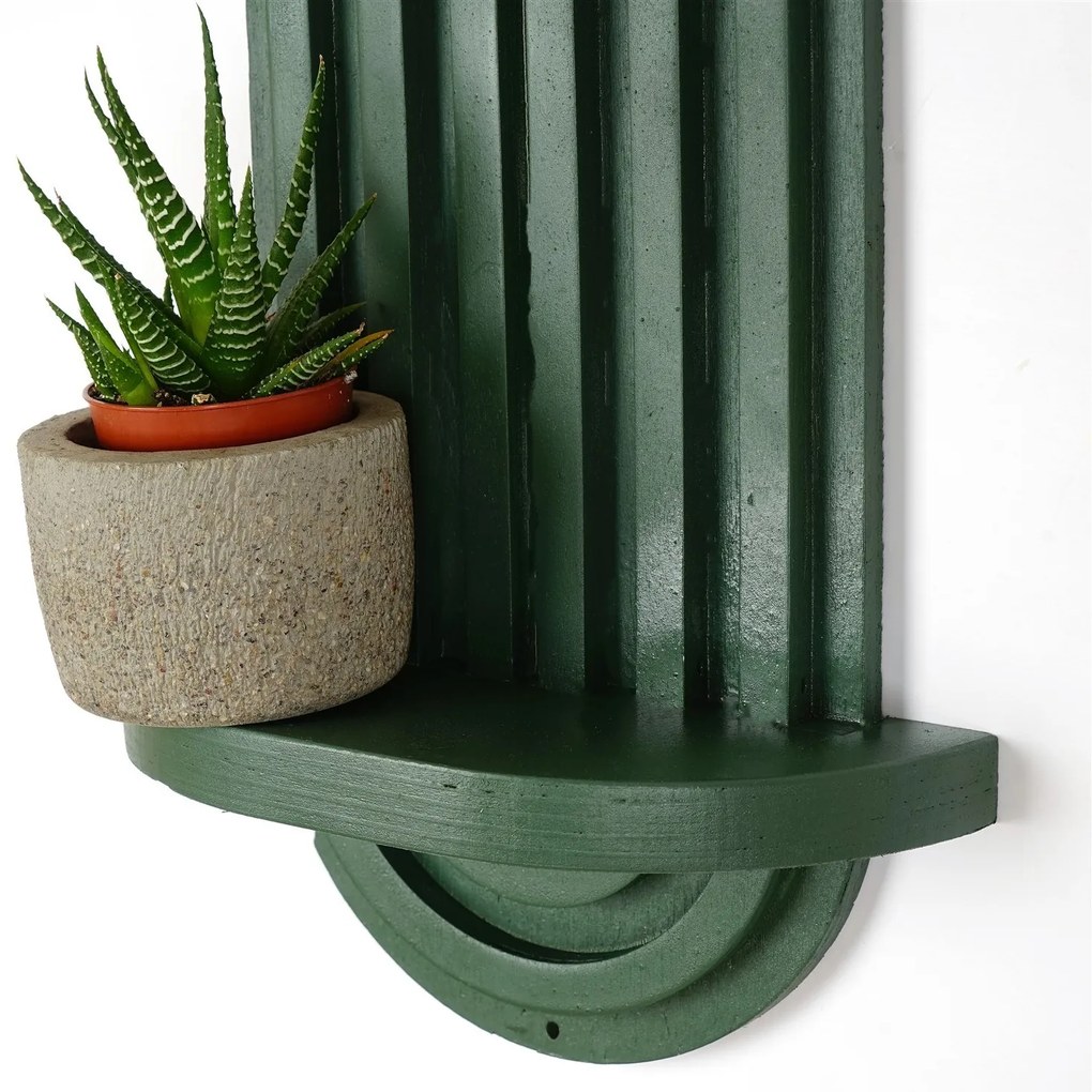 Nástenná polica Raf268 zelená