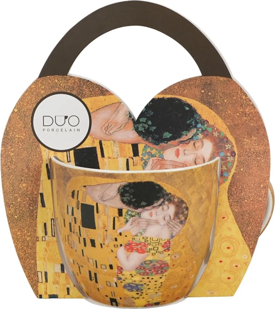 Porcelánový hrnček Klimt The Kiss 460 ml