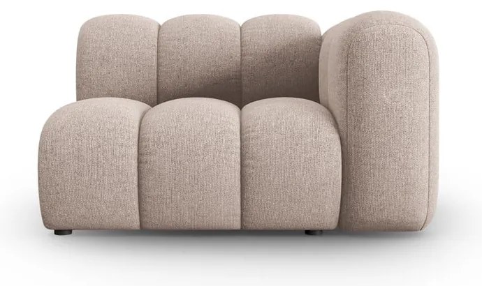 Béžový modul pohovky (pravý roh) Lupine – Micadoni Home