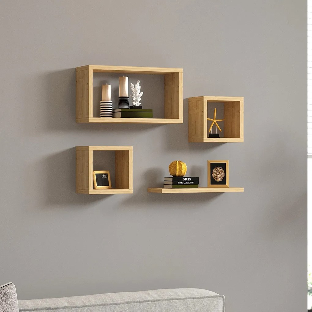 Polička Babi Sapphire Oak, 4 ks
