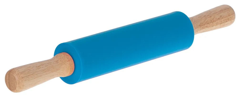 Silikónový valček na pečivo 38 cm modrý