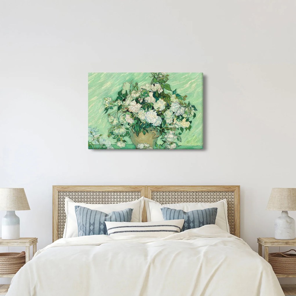 Obraz - Vincent van Gogh, Roses, reprodukcia (90x60 cm)
