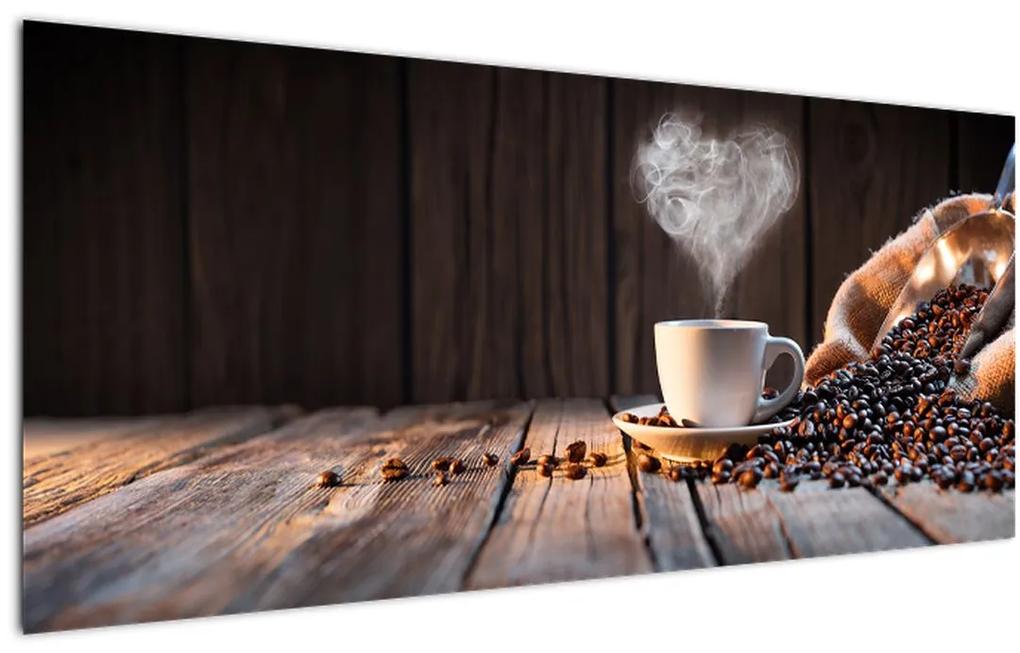 Obraz - Čas na kávu (120x50 cm)