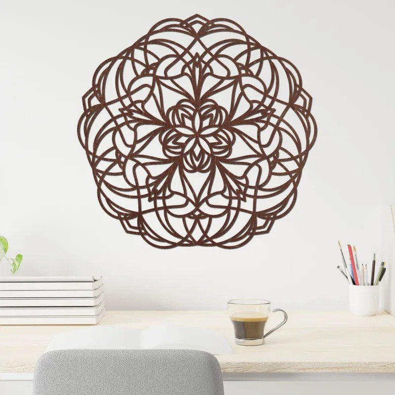 Elegantná drevená mandala – Štýlová nástenná dekorácia | SENTOP PR0250