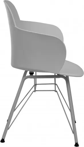 MI Stolička EMMA sivá