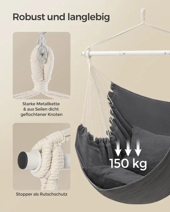 Závesné kreslo s vankúšmi GDC197G02