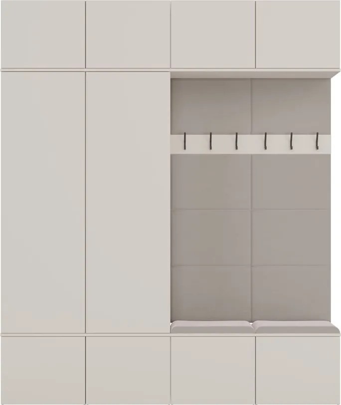 Předsíňová stěna Haga I 200 cm kašmír