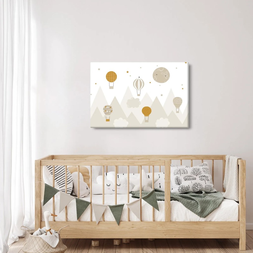 Obraz - Lietajúce balóny (90x60 cm)