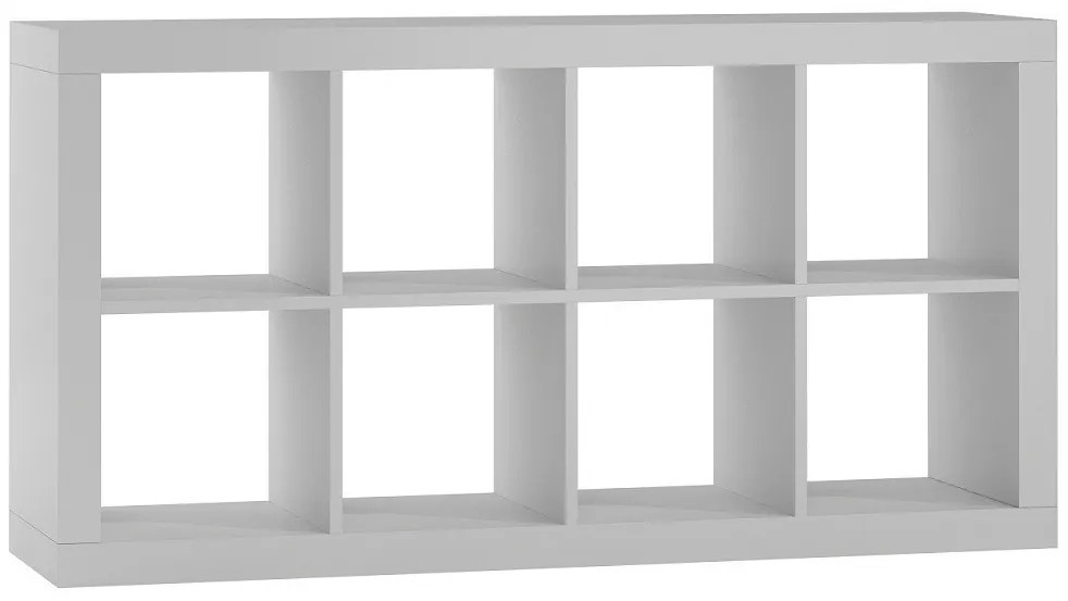 Shoptop Regál KALAX 2x4 biely