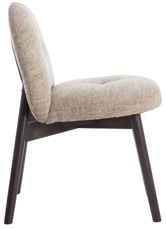 Béžové čalúnené jedálenské kreslá v súprave 2 ks Sinosa – Light &amp; Living