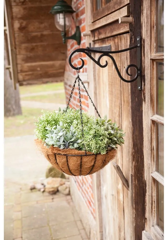 Kovový závesný a nástenný kvetináč ø 36 cm – Esschert Design