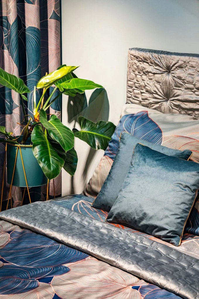 ZATEMŇOVACÍ ZÁVES NA KRÚŽKOCH LIMITED COLLECTION SALVIA1 140X250 CM ZELENÁ