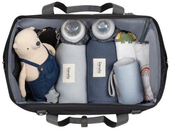 Lionelo - Prebaľovacia taška na kočík IDA Black Onyx