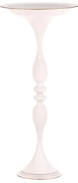 BONTEC Misa kovová - na stojane, 83 cm, aranžovacia, farba biela Farba: Biela