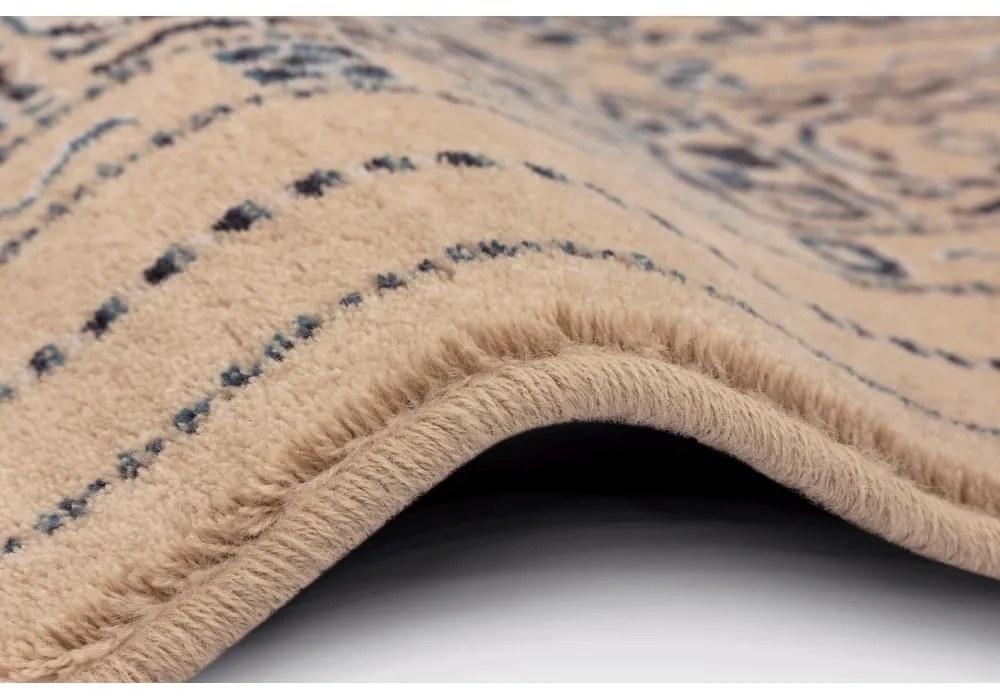 Béžový vlnený koberec 133x180 cm Joanne – Agnella