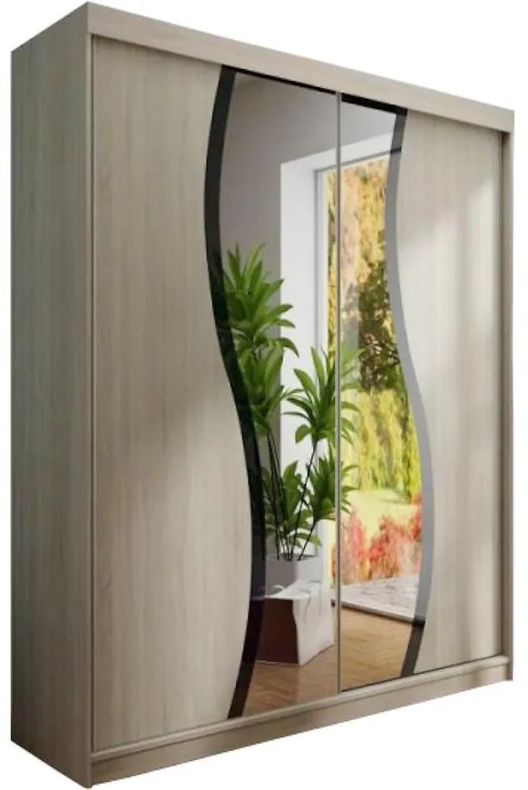 Skriňa Top 9 200 dub sonoma