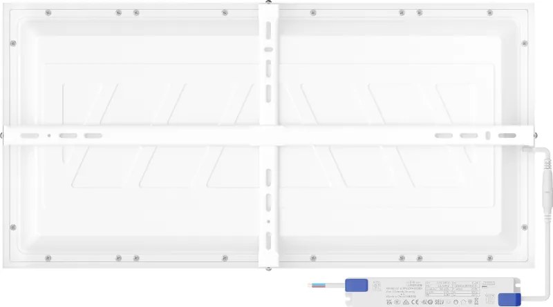 Mexen Brill-S, stropný LED panel 60×30 cm, 24 W, neutrálna biela 4000K, L207-060-030-2440-20