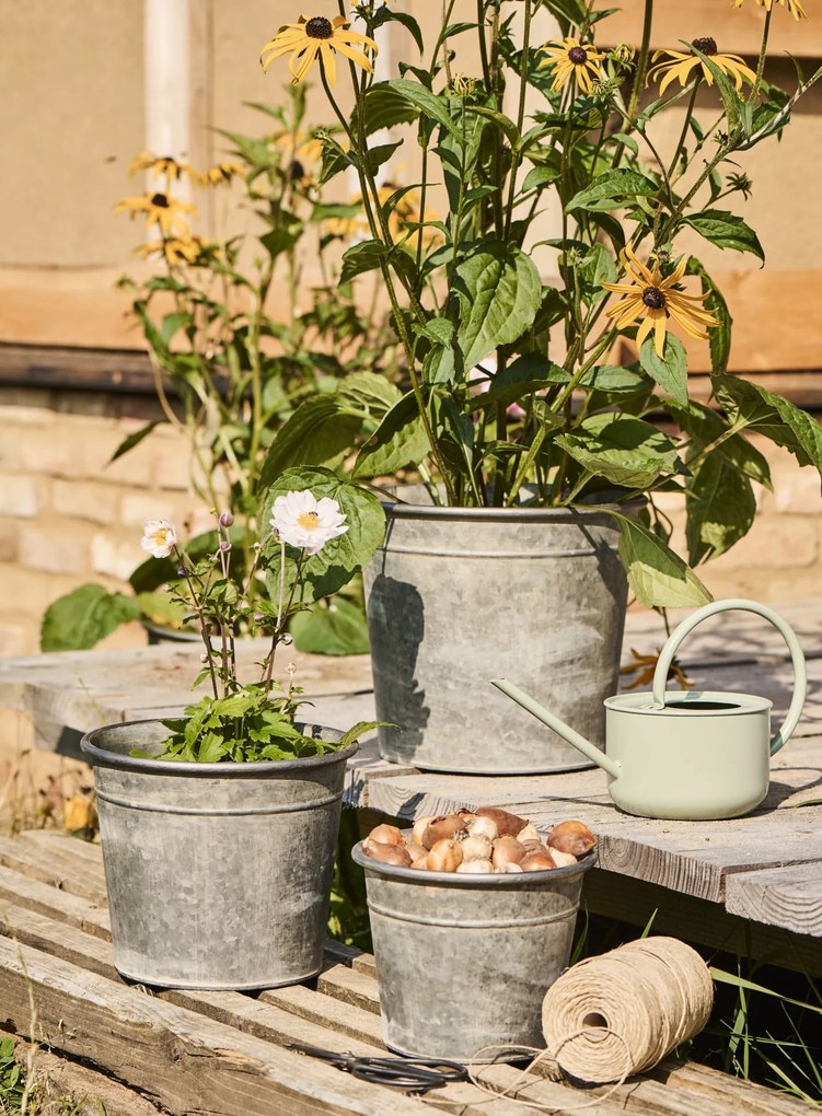 Ib Laursen Plechový obal na kvetiny Urban Garden M