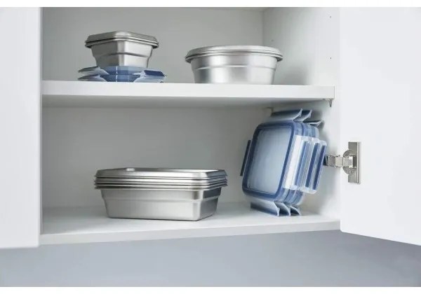 Tefal - Dóza na potraviny 0,8 l MSEAL STEEL modrá/nerez