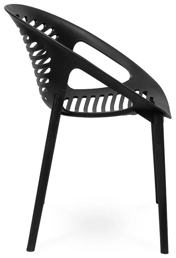 Čierne záhradné kreslo Bonami Essentials Joanna