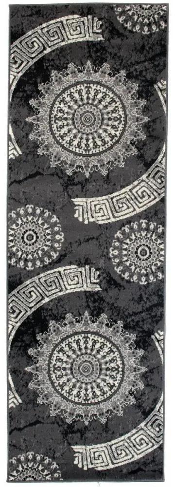 Kusový koberec PP Jamin šedý atyp 100x250cm