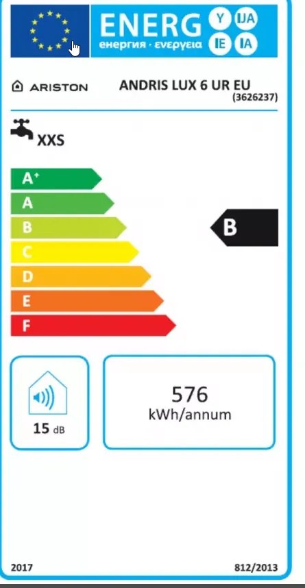 ARISTON ANDRIS LUX 6 UR Ohrievač elektrický zásobníkový pod umývadlo, 1,5kW 3626237