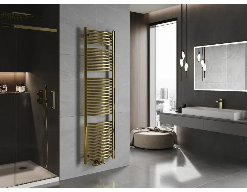 Mexen Ares, vykurovacie teleso 1800x500 mm, 647 W, zlatá lesklá, W102-1800-500-00-50