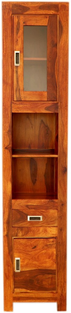 furniture-nabytek.cz - Kúpeľňová skrinka z masívneho dreva palisander 40x35x190