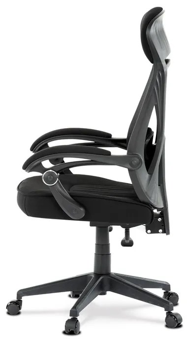 Autronic BONTEC Kancelárska stolička, hojdací mechanizmus, čierna sieťovina, KA-Y309 BK Farba: Čierna